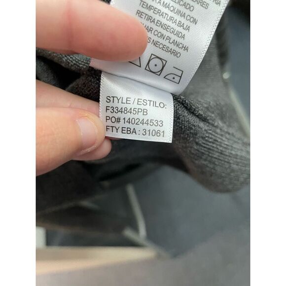 Sag Harbor Grey Plus Sweater - Picture 5 of 5